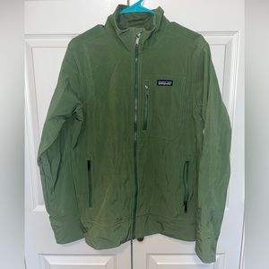 Patagonia Men’s Sidesend Jacket Soft Shell Windbreaker Buffalo Green Sz M